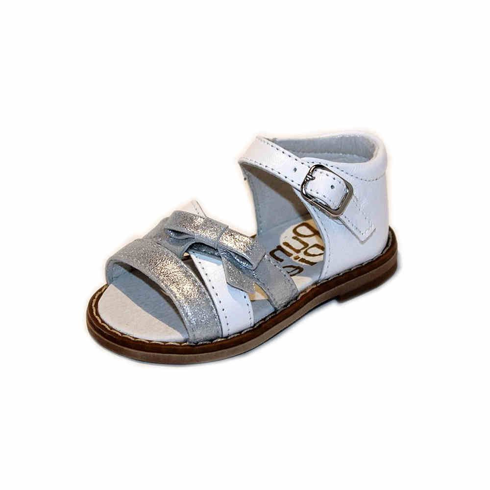SANDALIA PUNTAPIE BLANCO/PLATA