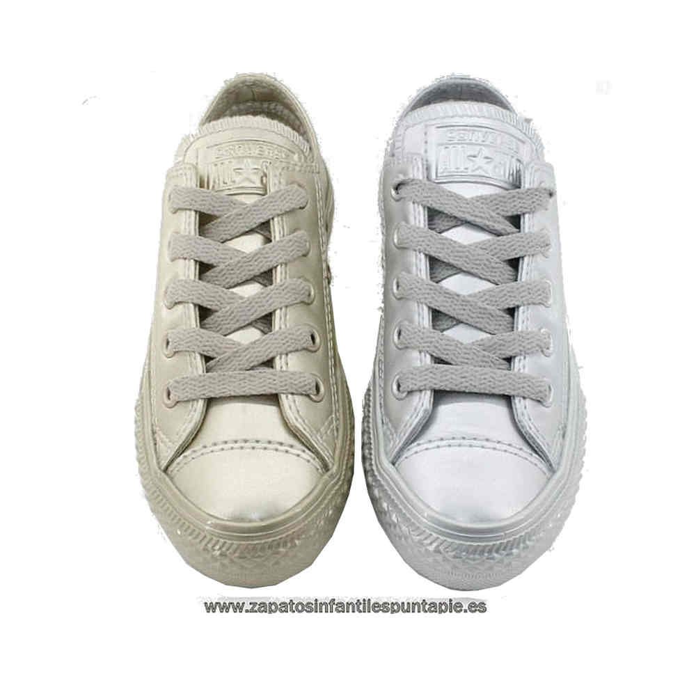 Chuck Taylor Star Metallic Leather Zapatos Puntapié