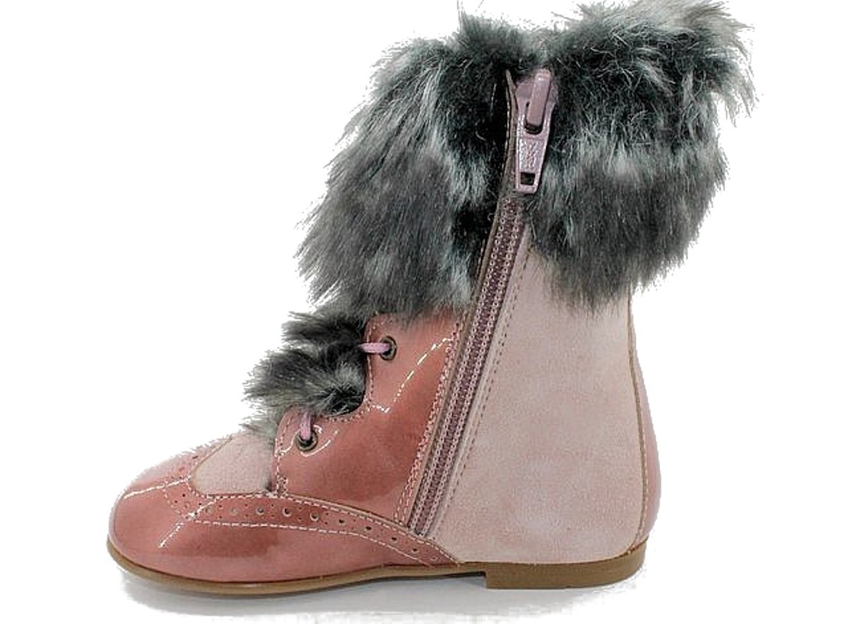 Pascuala Gux's de charol blandito y resistente Zapatos Puntapié