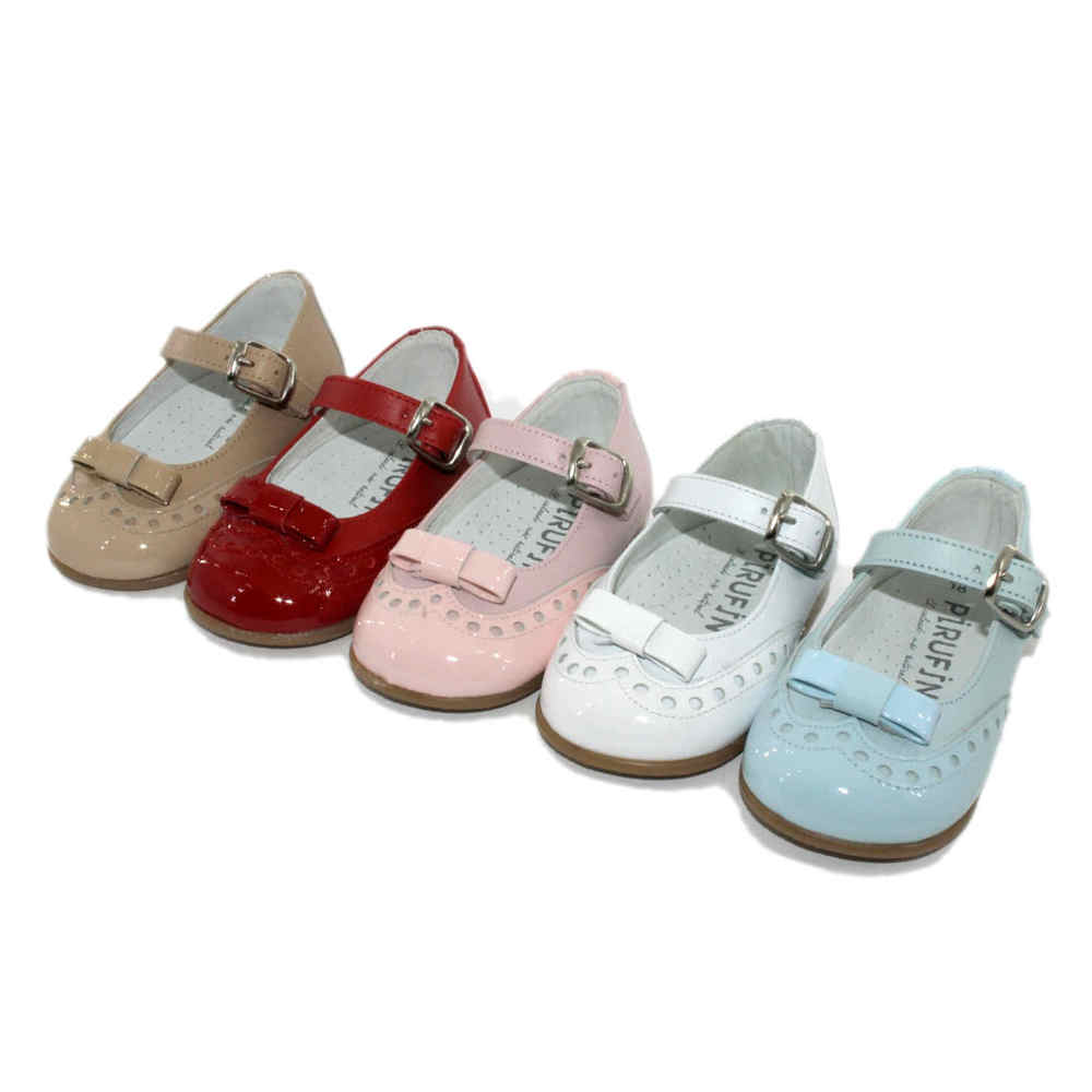 Merceditas bebé con lazo | Zapatos Infantiles Puntapié