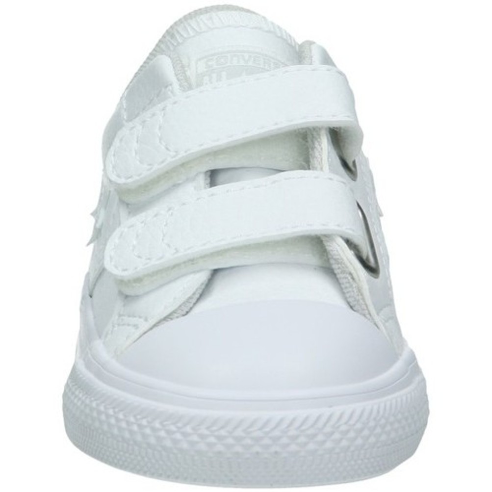 Player Star Velcro Piel Blanca | Zapatos