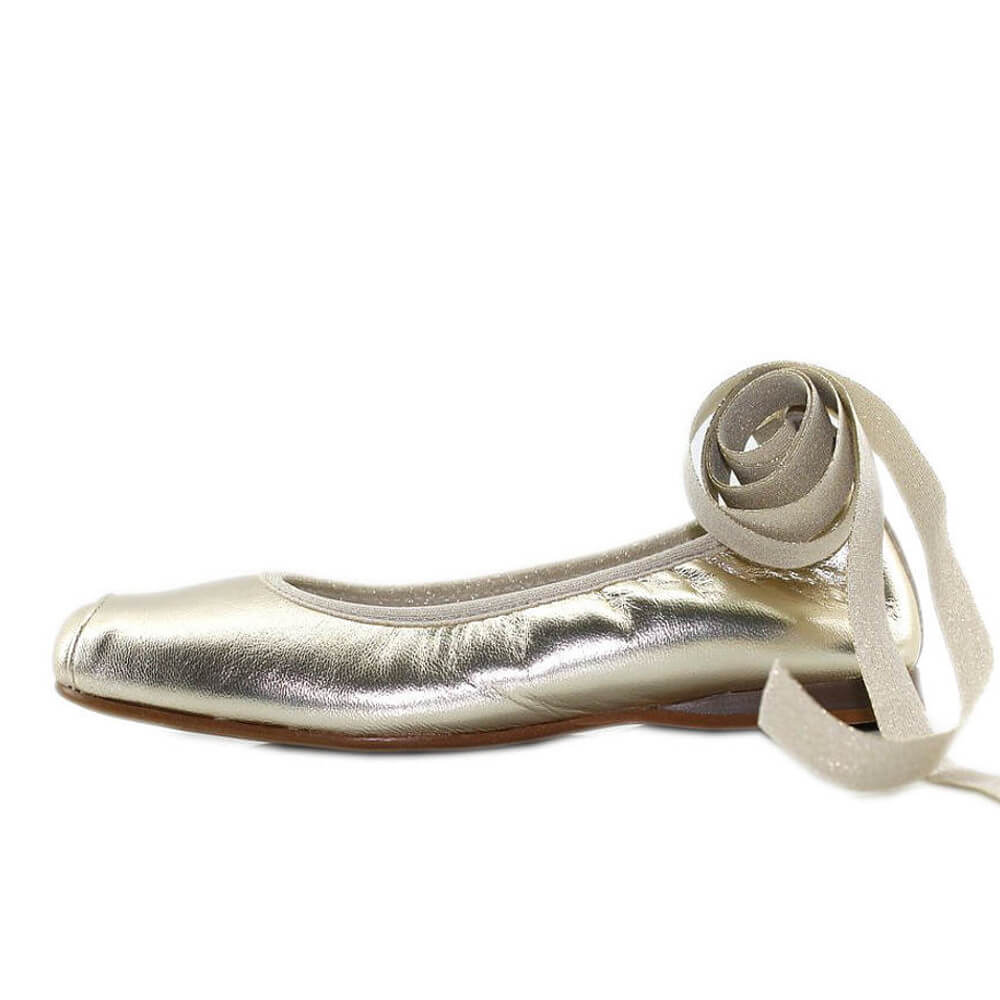 Bailarinas Cintas Metal Guxs