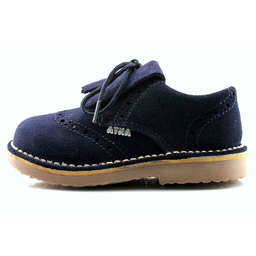 Blucher serraje azul Atxa