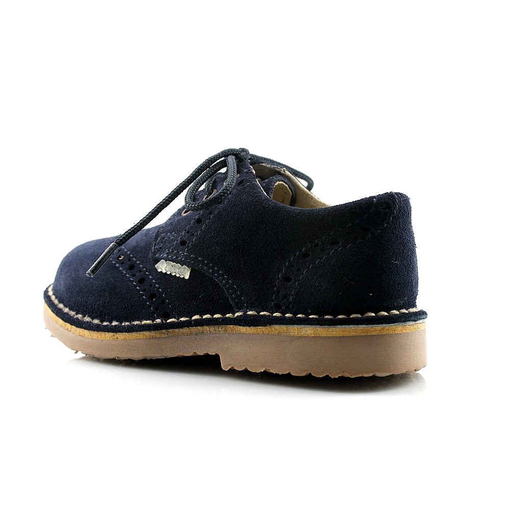 blucher con lengueta azul marino