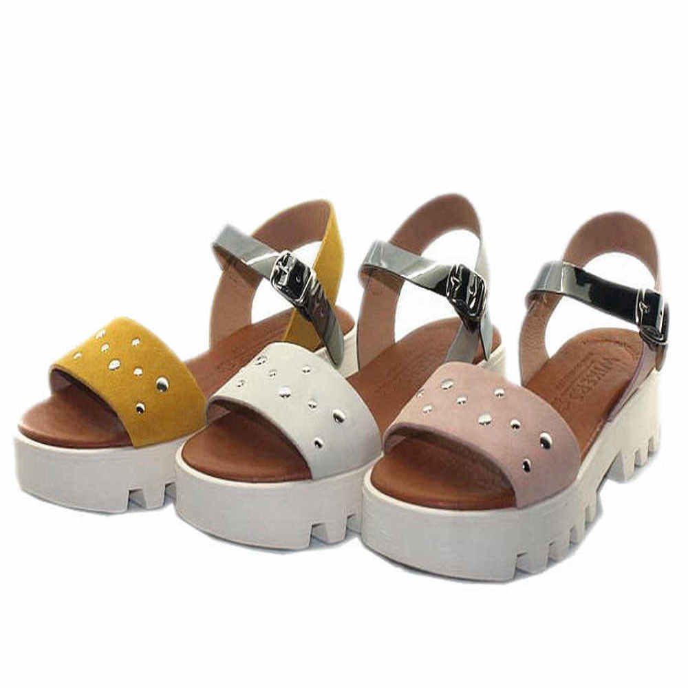 dialecto Frágil Restricción SANDALIAS PLATAFORMA TACHAS - Zapatos Infantiles Puntapié