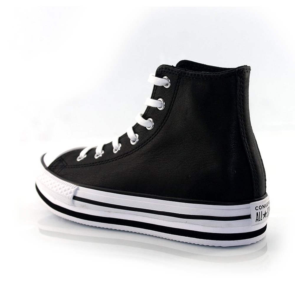 converse bota piel niño