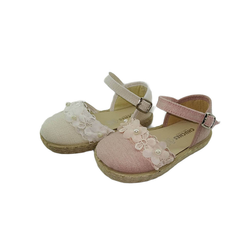 ALPARGATA NIÑA CEREMONIA CHUCHES - Zapatos Infantiles Puntapié