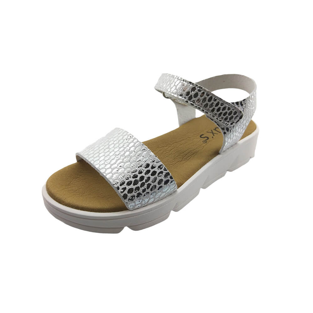 Sandalias Plata Guxs