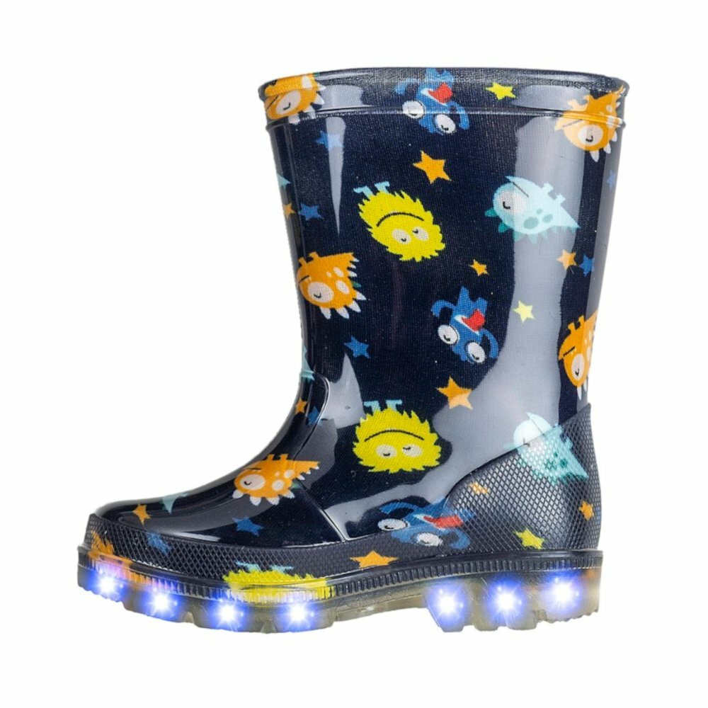 Chicco Bota Agua Luces Monstruos - Zapatos Infantiles Puntapié