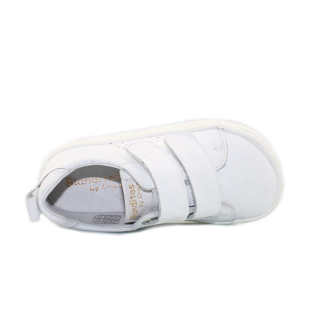 DEPORTIVA BLANDITOS BLANCA VELCRO MARCA CRIOS