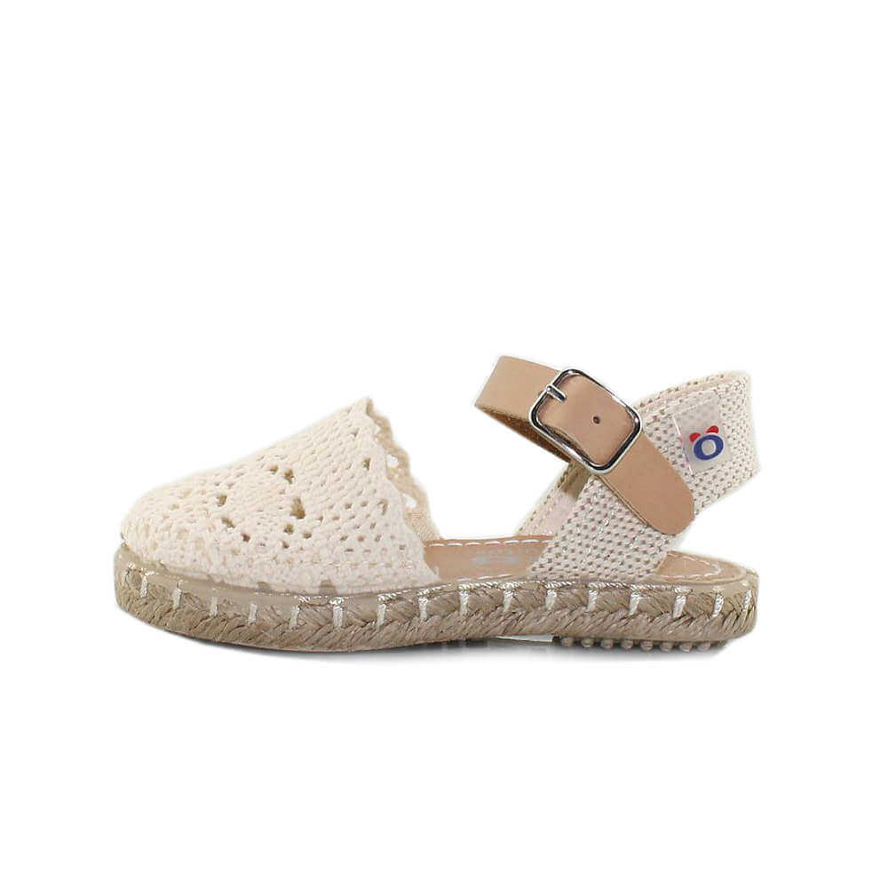 Conguitos Esparteña Macramé beige