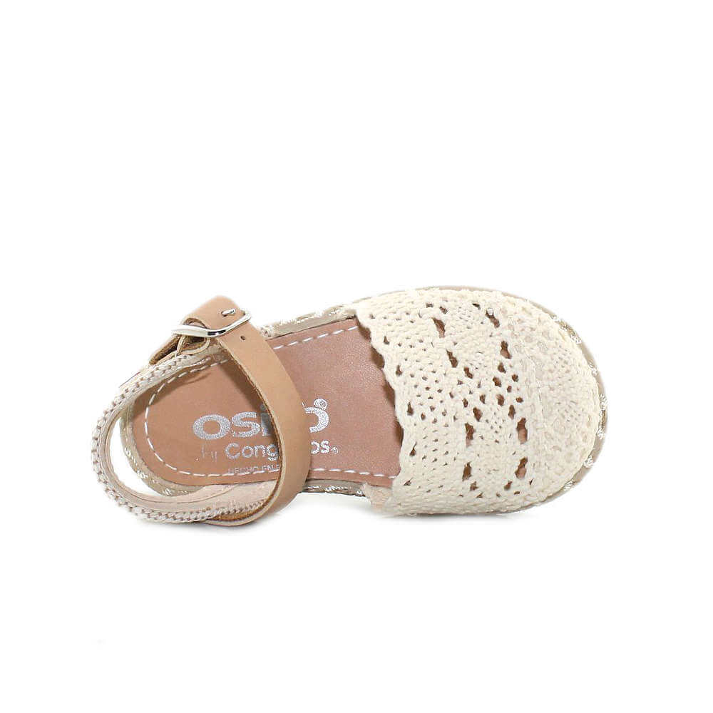 Conguitos Esparteña Macramé beige