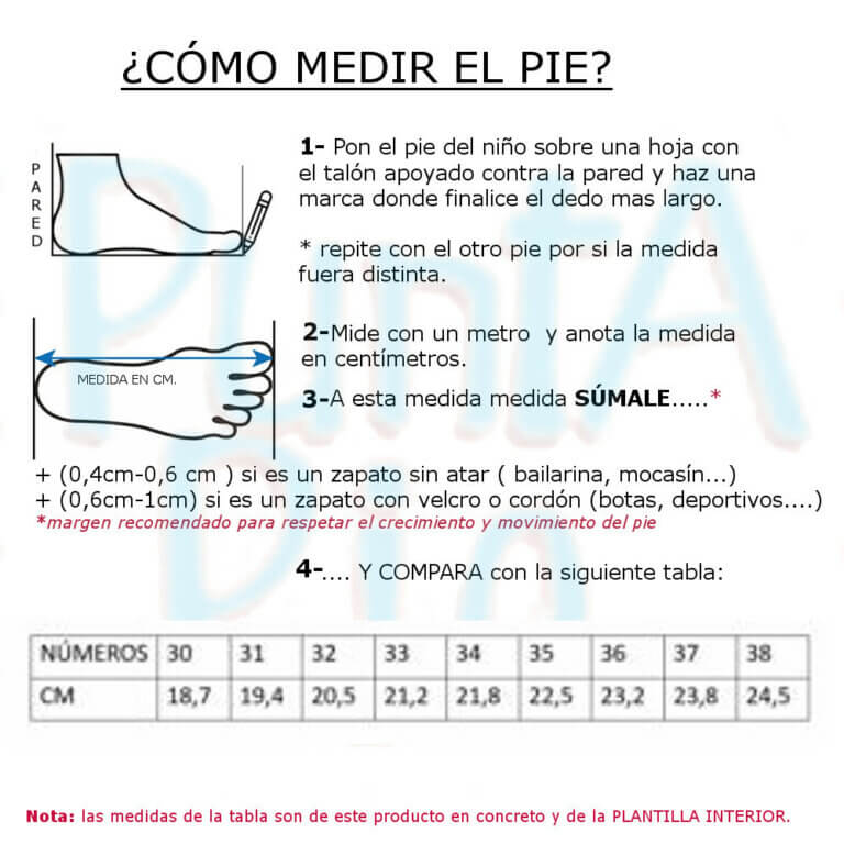 ¿Cómo elegir la talla correcta zapatos de comunión?