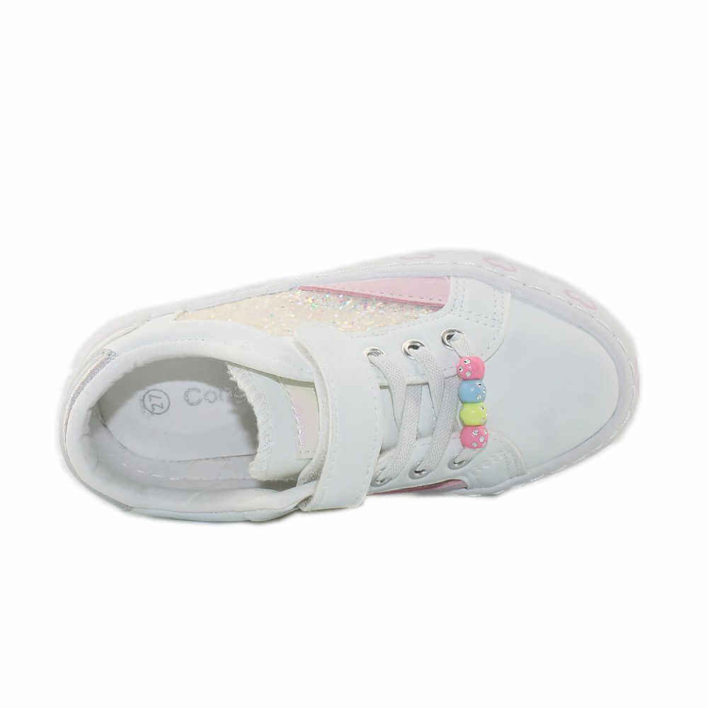 Conguitos Zapatillas Brillo Blanco /