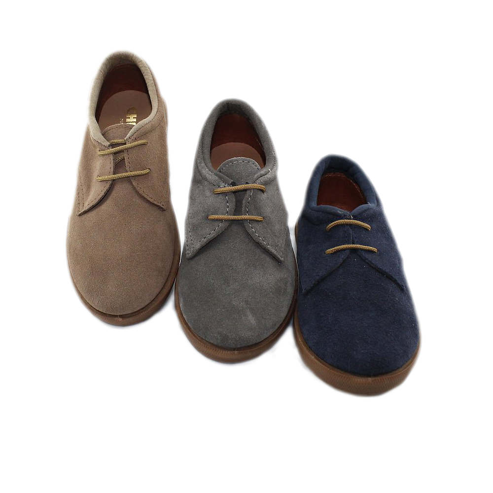 Alternative view of Chuches Blucher Para Niños Cordones Piel Serraje